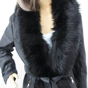 LOVE TOKEN CONVERTIBLE Luke Faux Fur Lined Jacket L 10